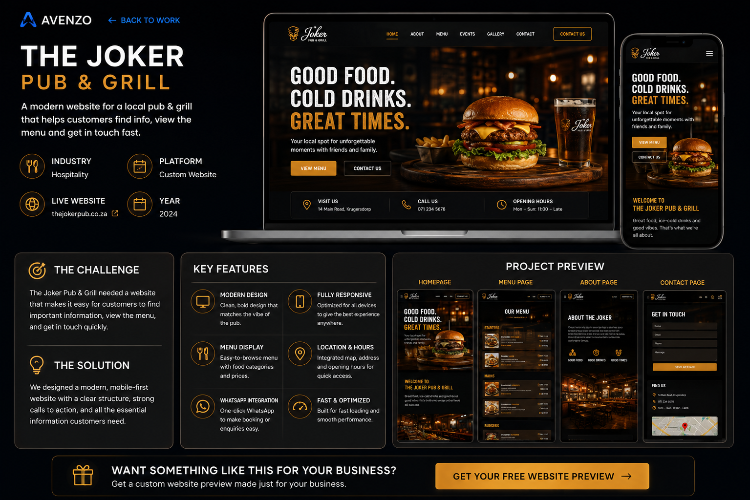 The Joker Pub & Grill project preview