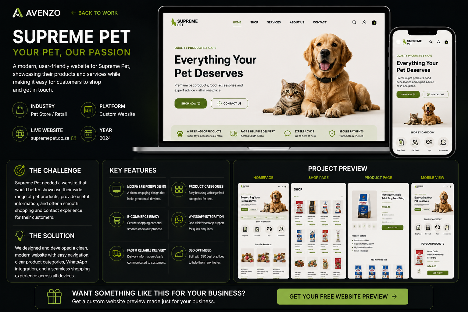 Supreme Pet project preview